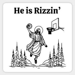 He is Rizzin' Sticker